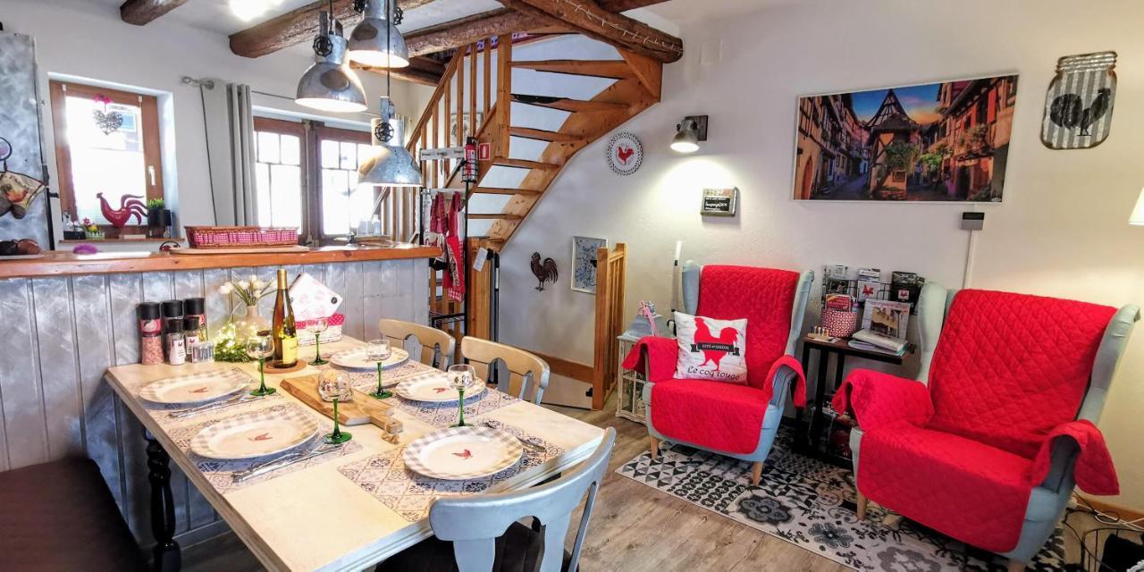 Gite Le Coq Rouge Eguisheim Eksteriør bilde